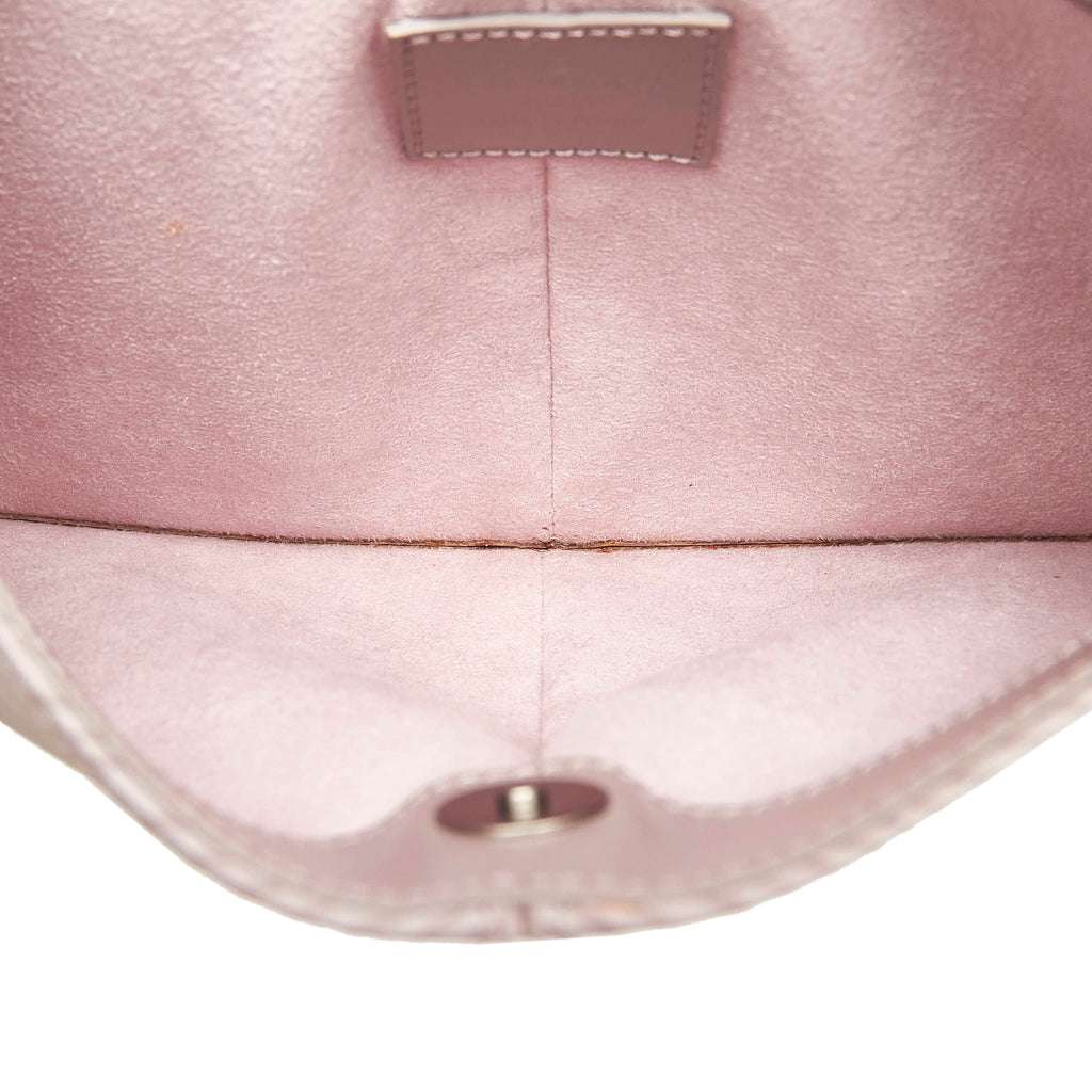 Purple Louis Vuitton Epi Demi Lune Pochette Bag