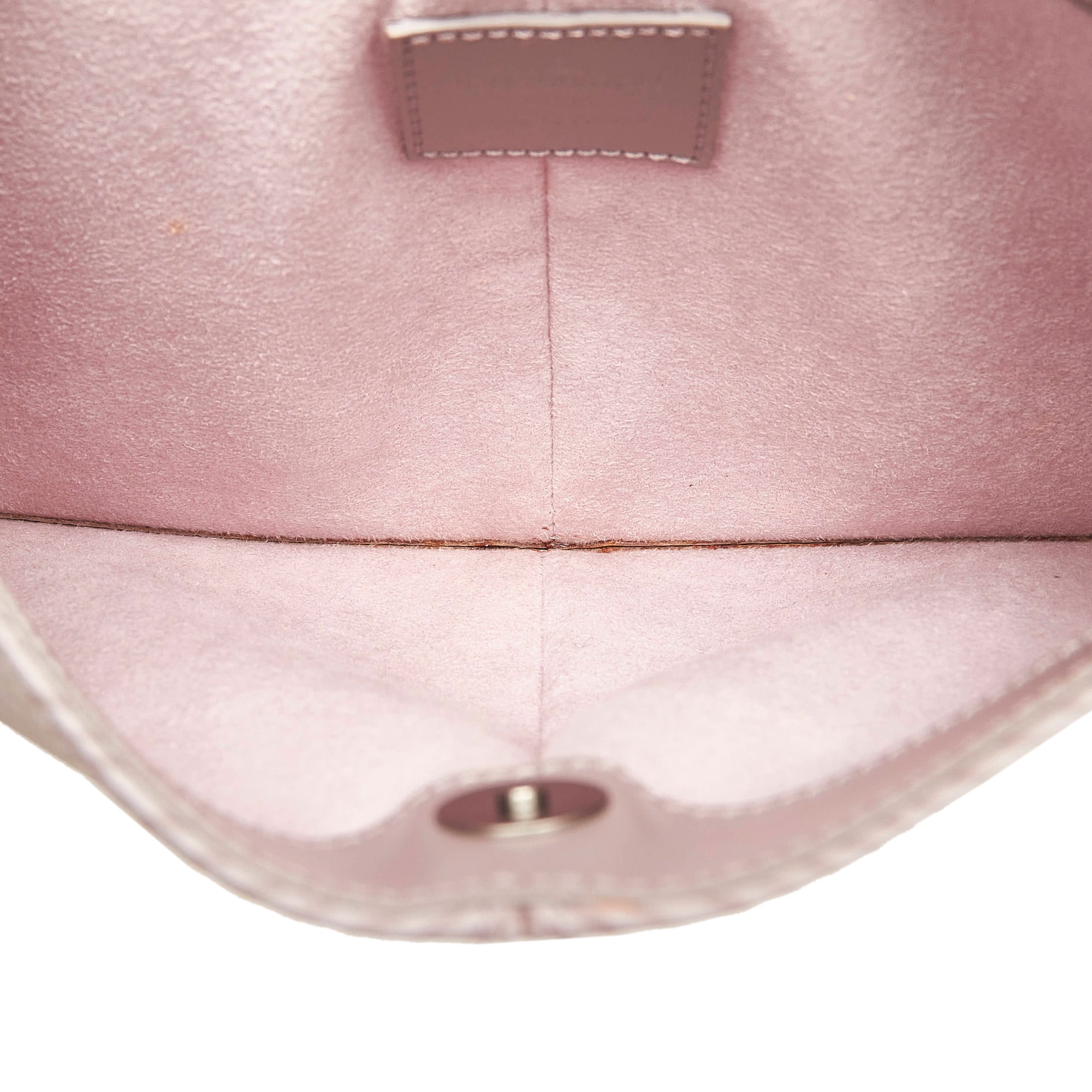 Purple Louis Vuitton Epi Demi Lune Pochette Bag