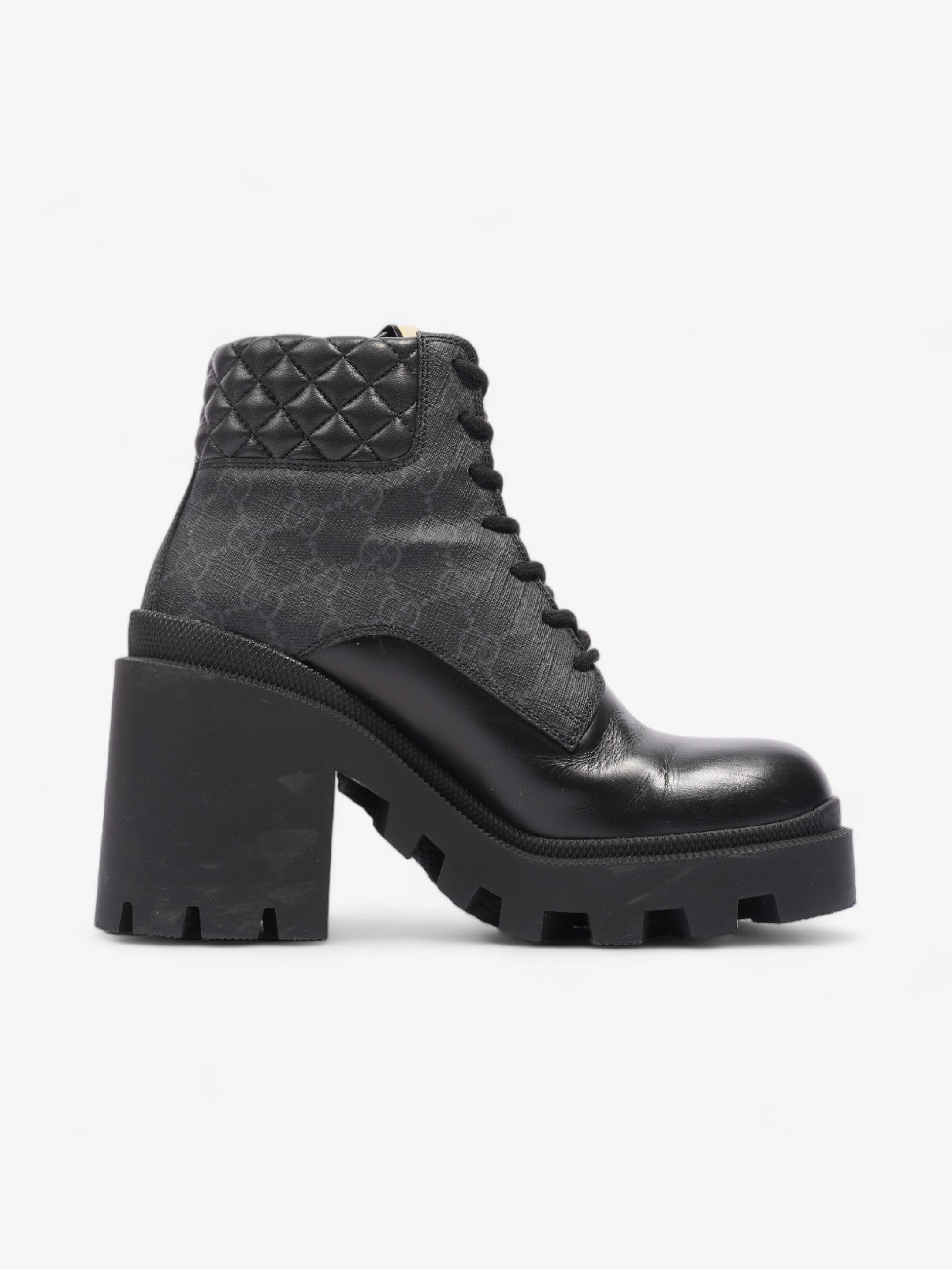 Gucci GG Bootie Black Leather EU 39 UK 6
