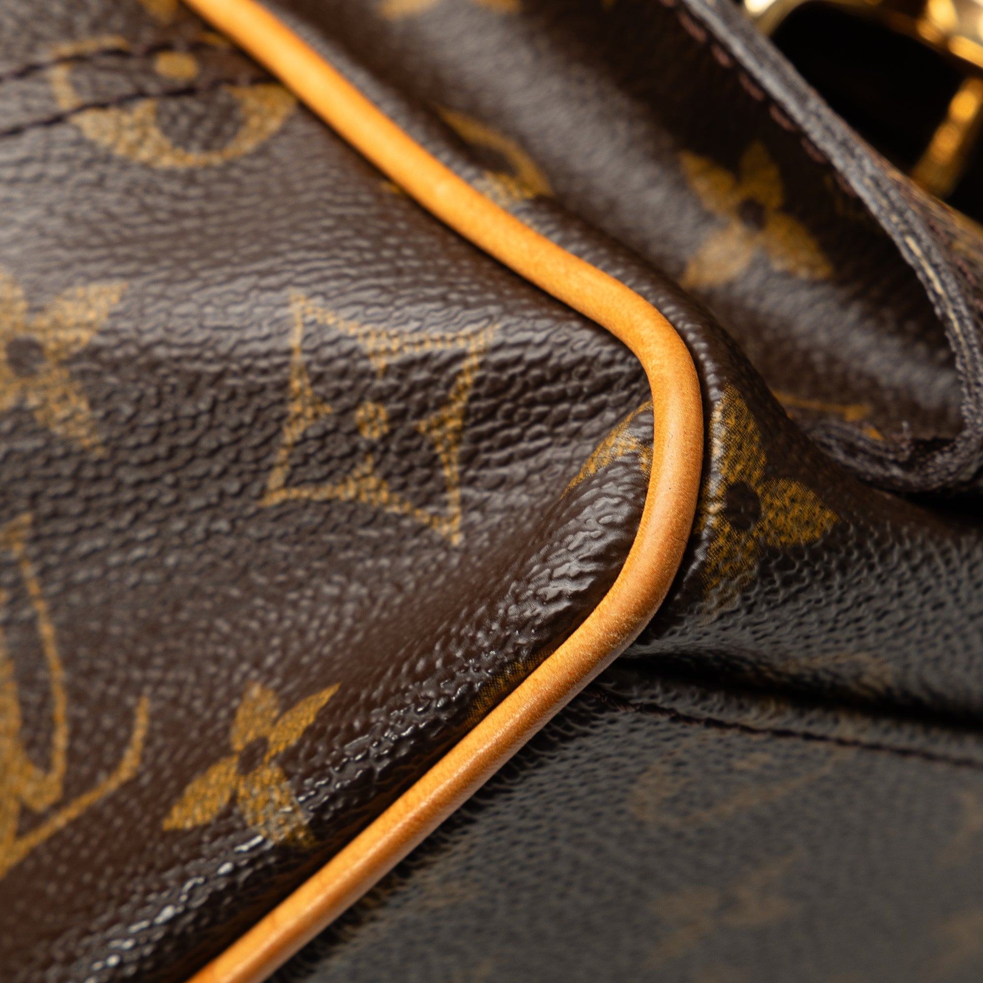 Brown Louis Vuitton Monogram Manhattan PM Handbag