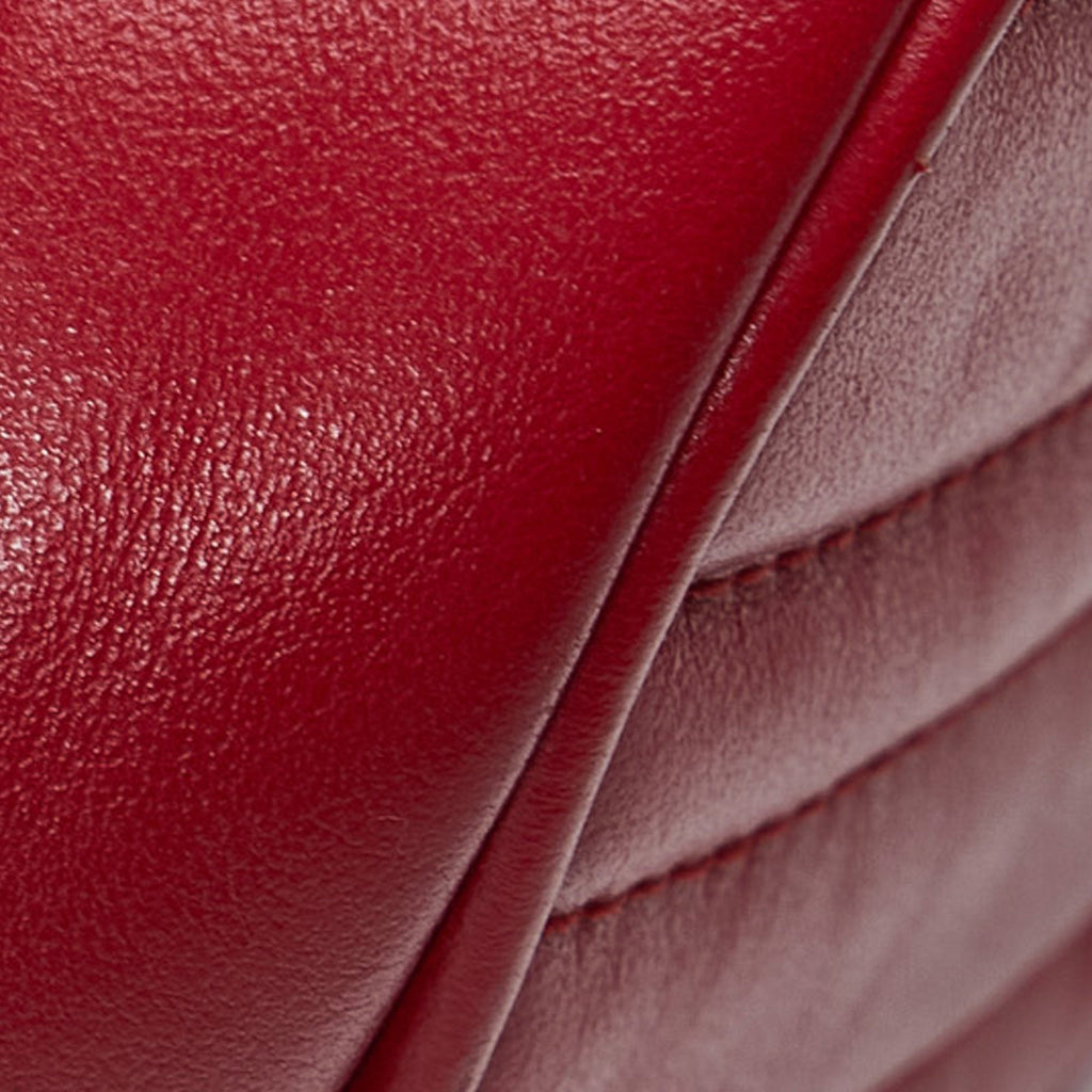 Gucci GG Marmont Red MatelassÃƒÆ’Ã‚Â© Leather
