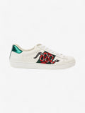 Gucci Ace Sneakers with Snake White / Red / Green Leather EU 43 UK 9