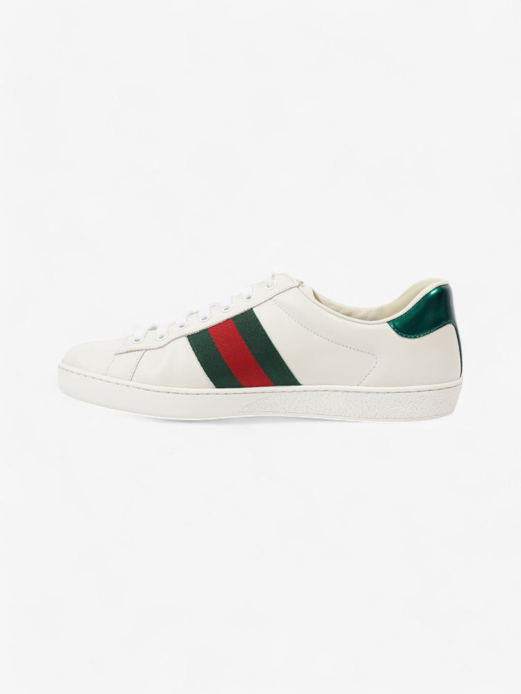 Gucci Ace Sneakers with Snake White / Red / Green Leather EU 43 UK 9