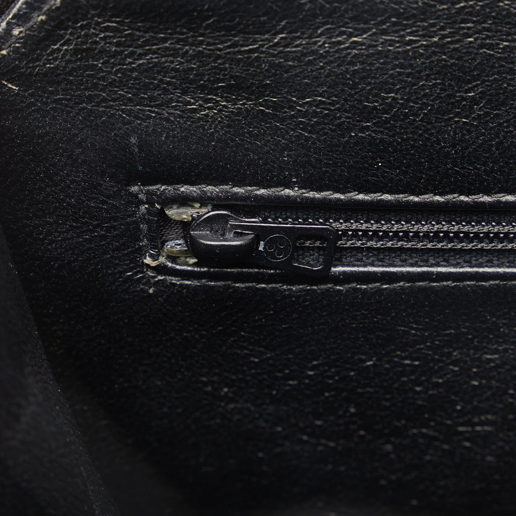 Chanel Shoulder Bag Black Lambskin Gold