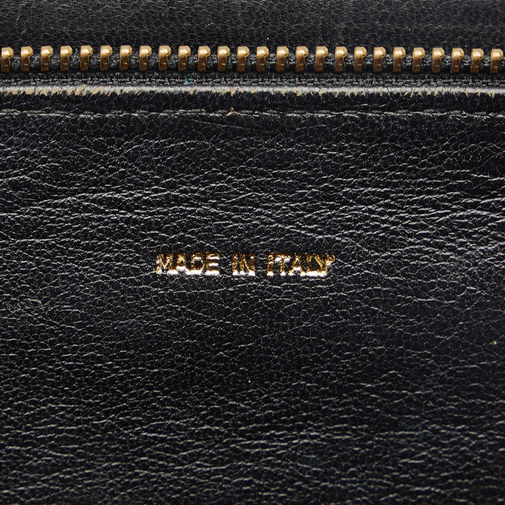 Chanel Shoulder Bag Black Lambskin Gold