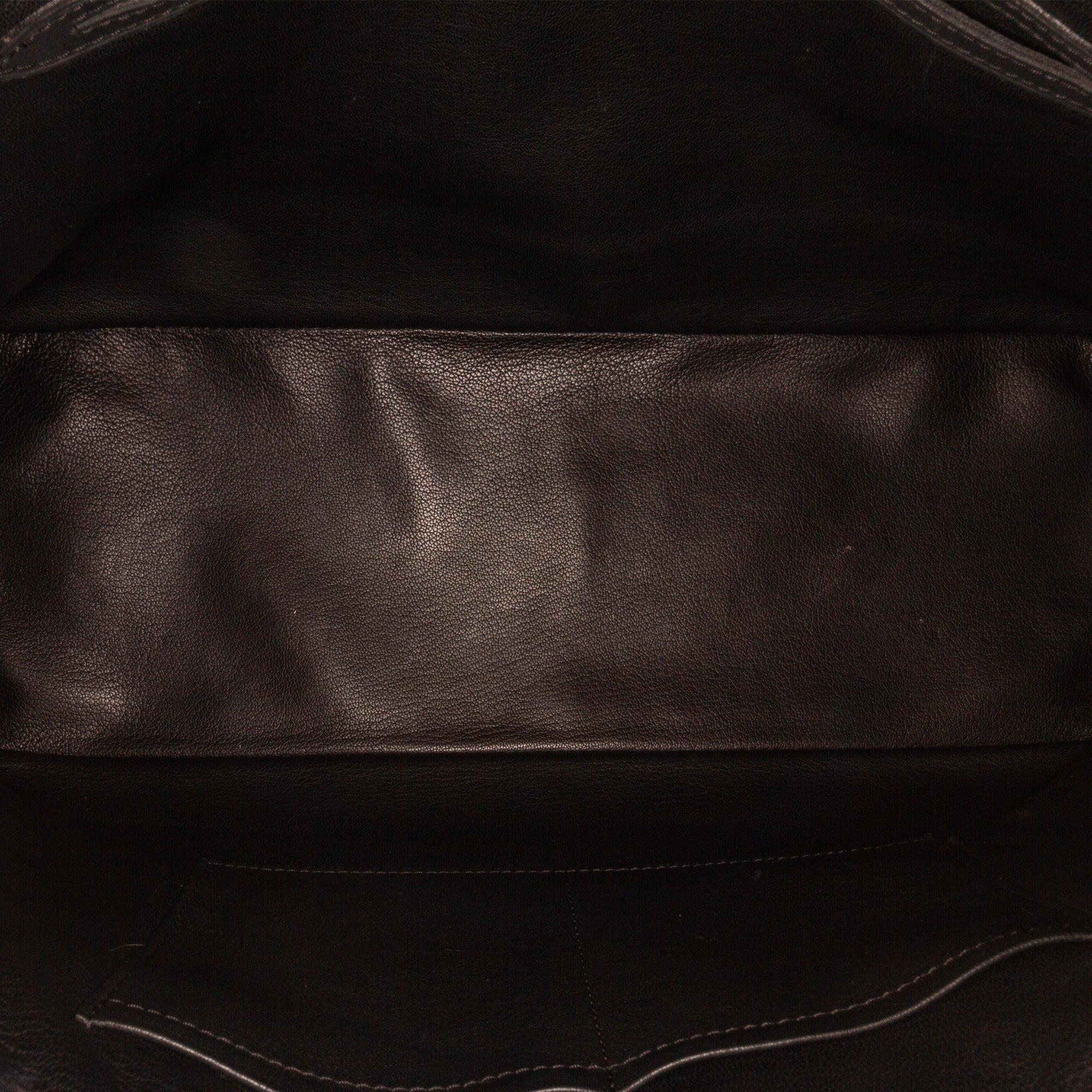 Black Louis Vuitton Cuir Obsession Lockit East-West Handbag