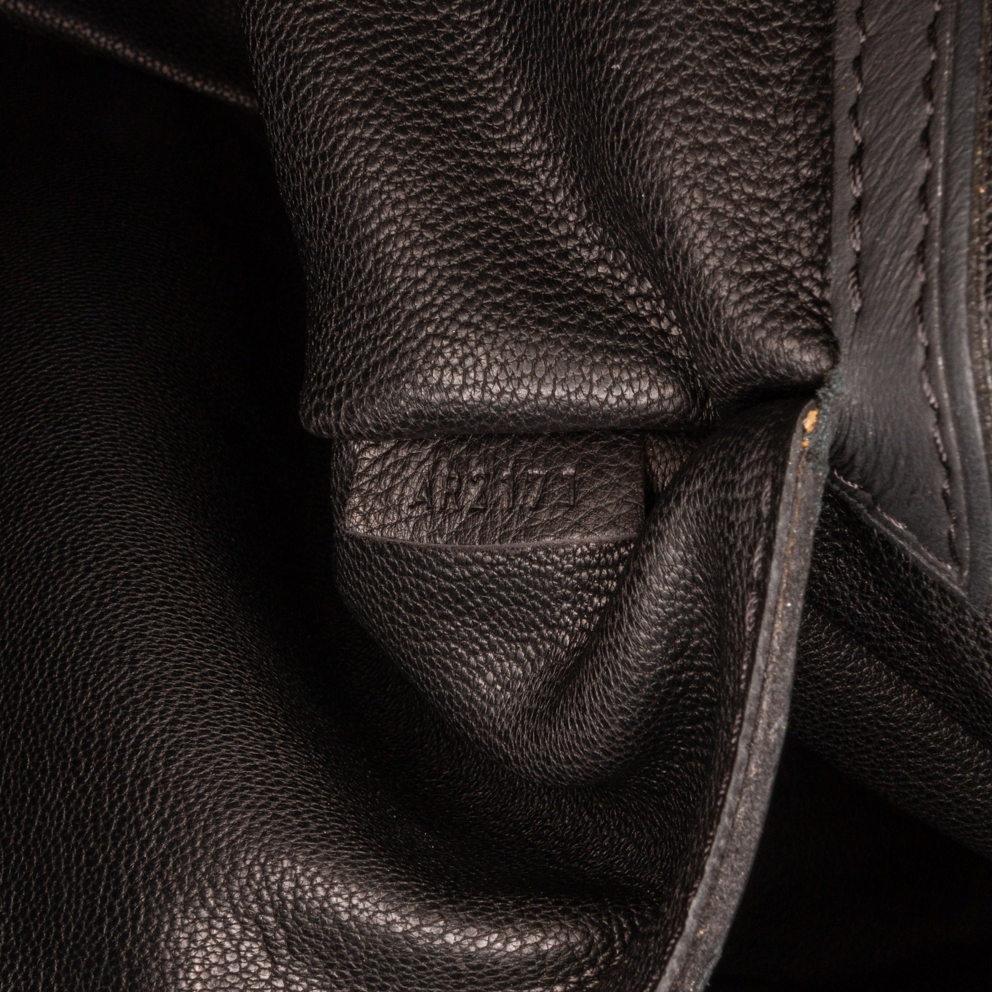 Black Louis Vuitton Cuir Obsession Lockit East-West Handbag
