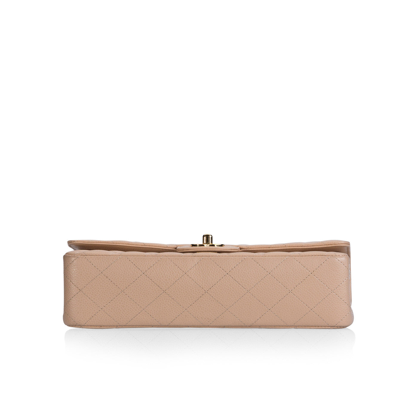Chanel Beige Caviar Classic Flap Bag