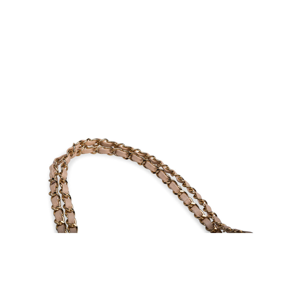 Chanel Beige Caviar Classic Flap Bag