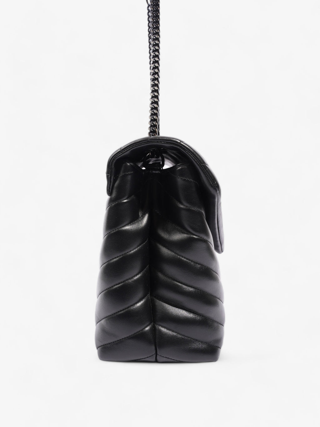 Saint Laurent Lou Lou Black Leather Medium