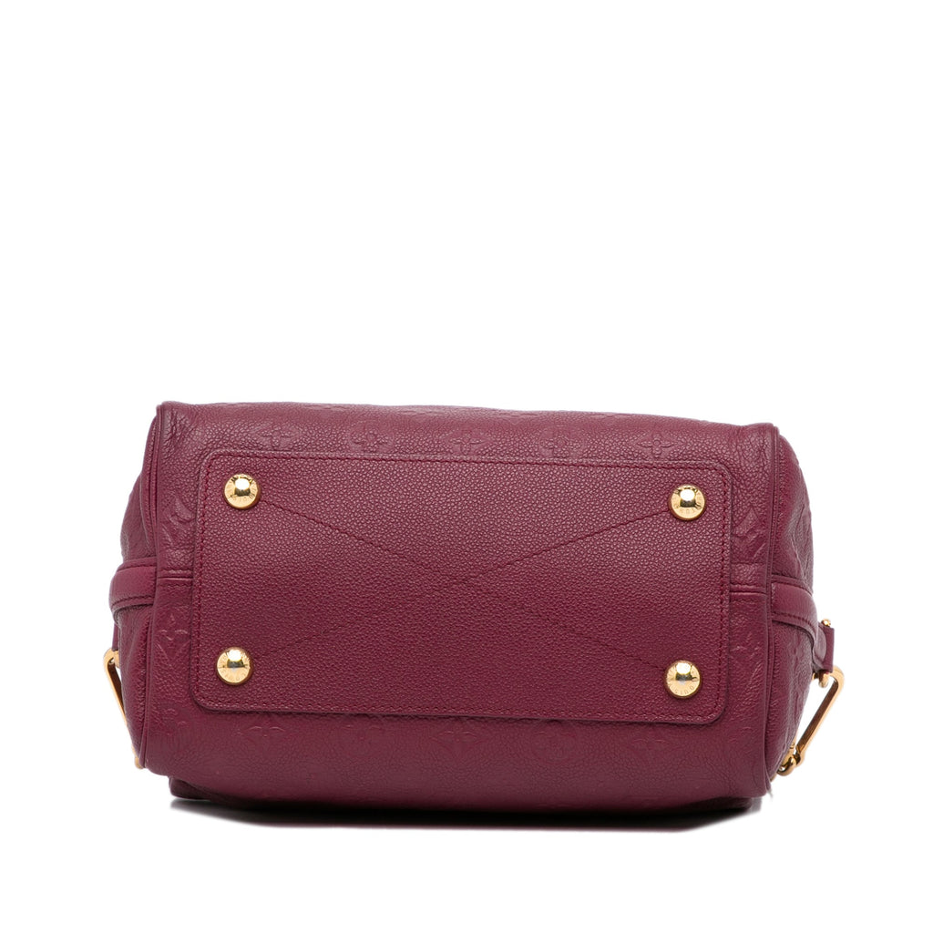 Louis Vuitton Speedy 25 BandouliÃƒÆ’Ã‚Â¨re Red Monogram Empreinte