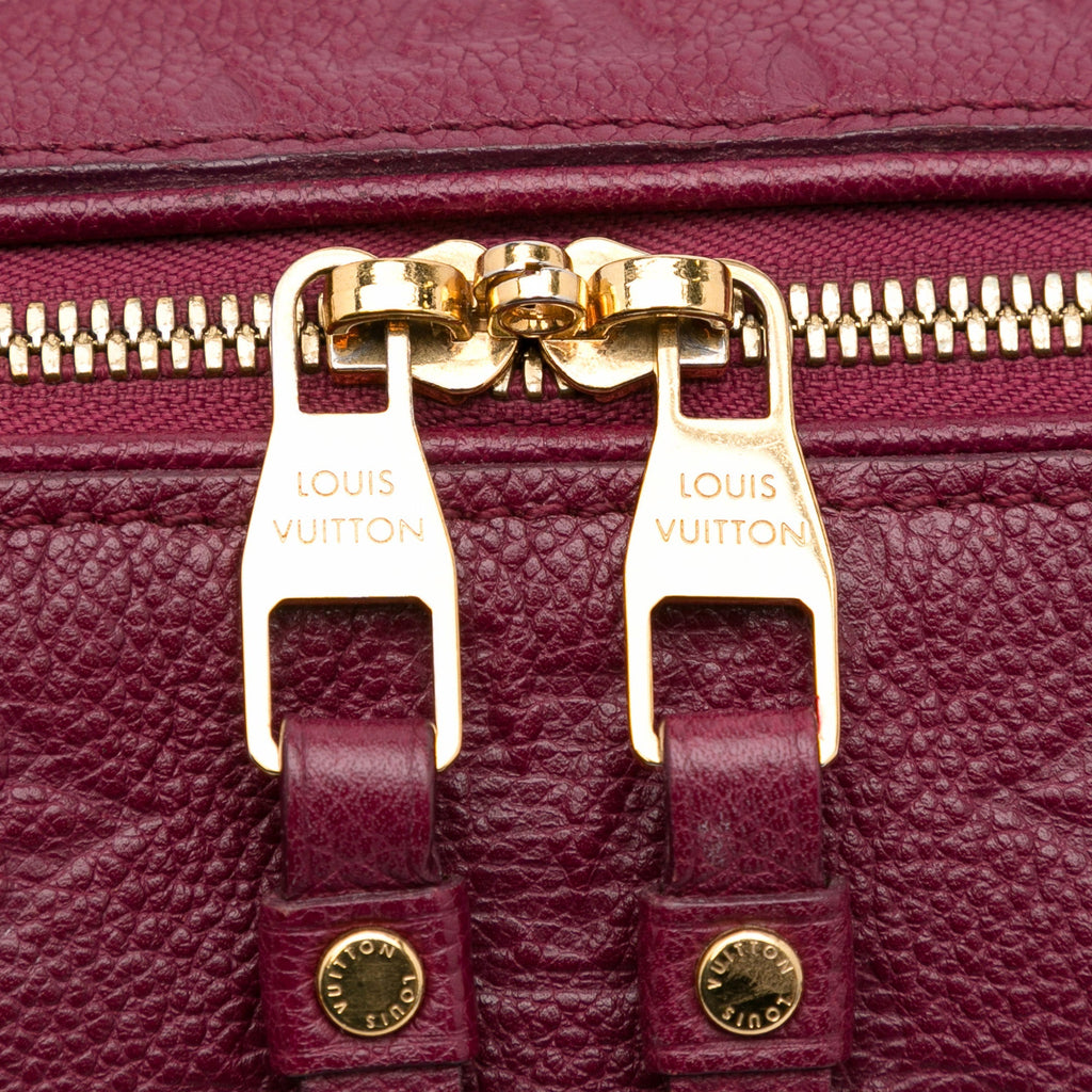 Louis Vuitton Speedy 25 BandouliÃƒÆ’Ã‚Â¨re Red Monogram Empreinte