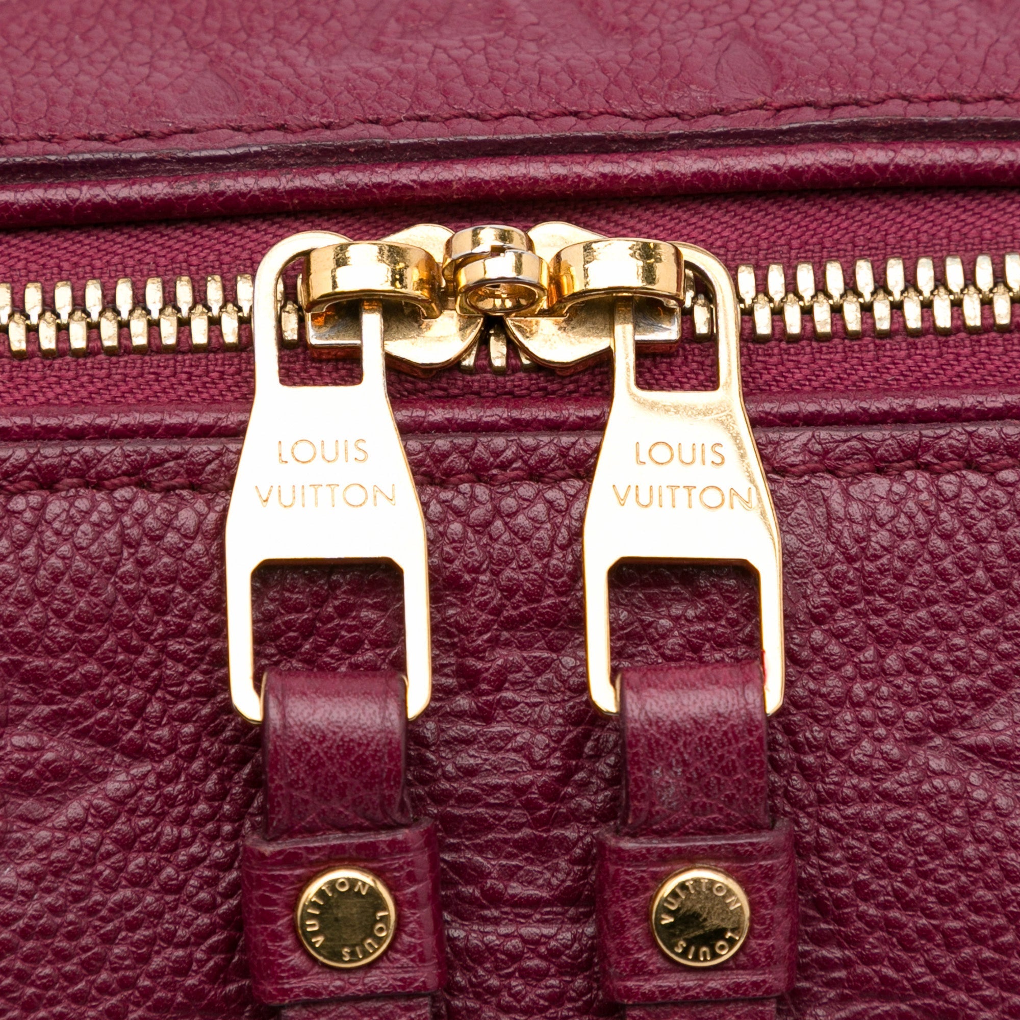 Louis Vuitton Speedy 25 BandouliÃƒÆ’Ã‚Â¨re Red Monogram Empreinte