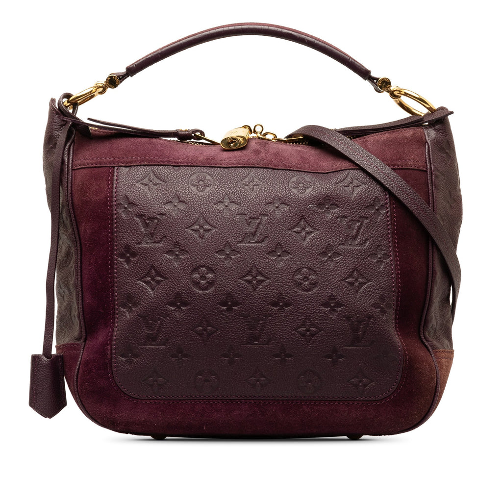 Purple Louis Vuitton Monogram Empreinte Audacieuse PM Satchel