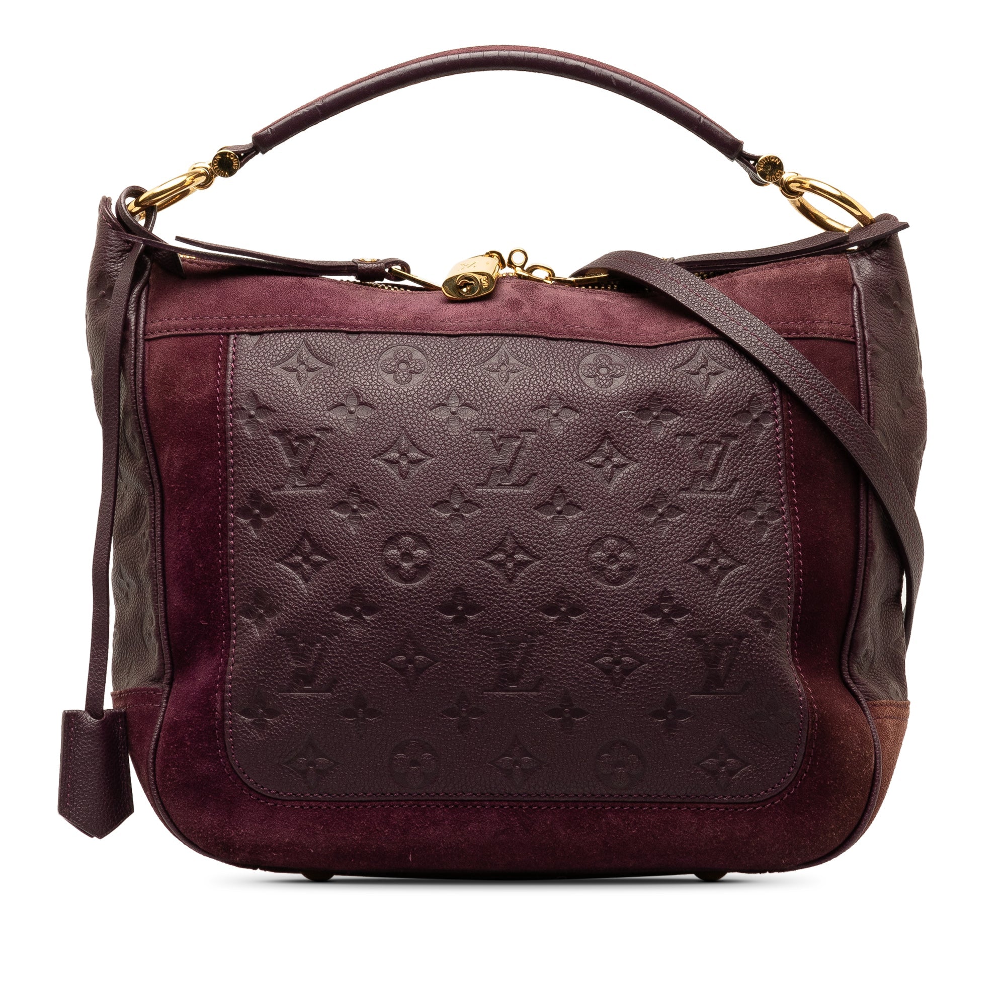 Purple Louis Vuitton Monogram Empreinte Audacieuse PM Satchel
