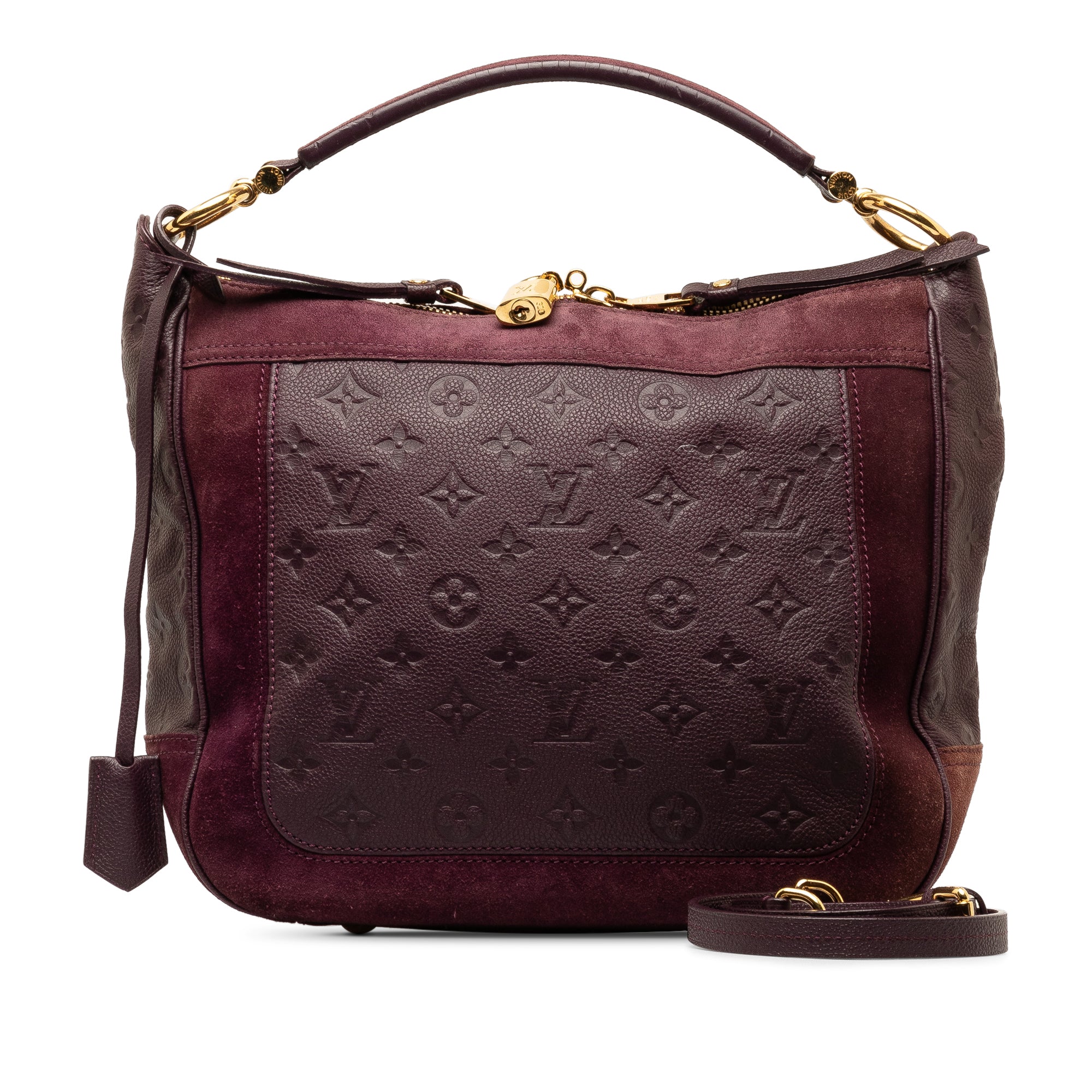 Purple Louis Vuitton Monogram Empreinte Audacieuse PM Satchel