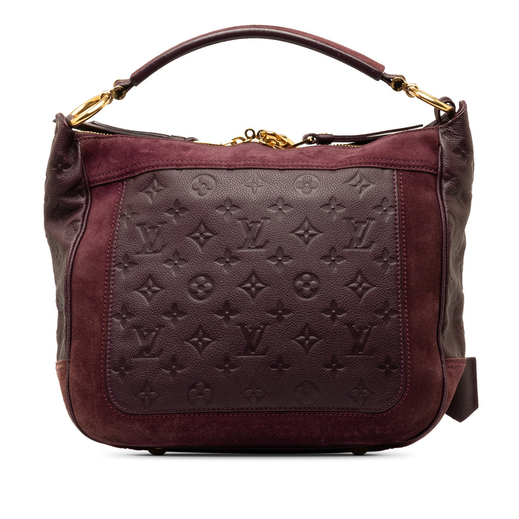 Purple Louis Vuitton Monogram Empreinte Audacieuse PM Satchel