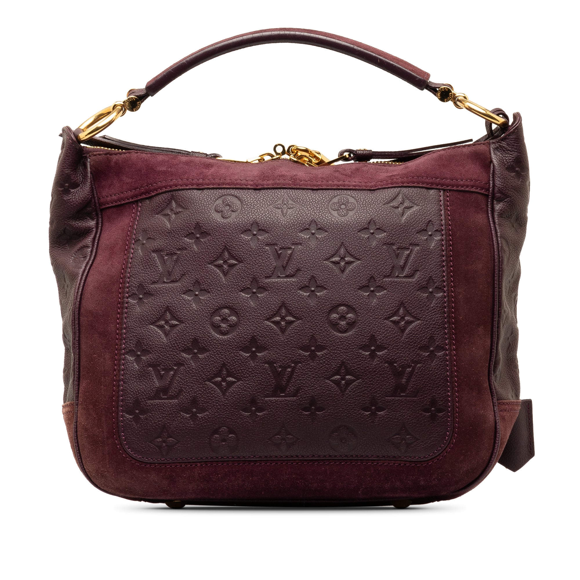 Purple Louis Vuitton Monogram Empreinte Audacieuse PM Satchel