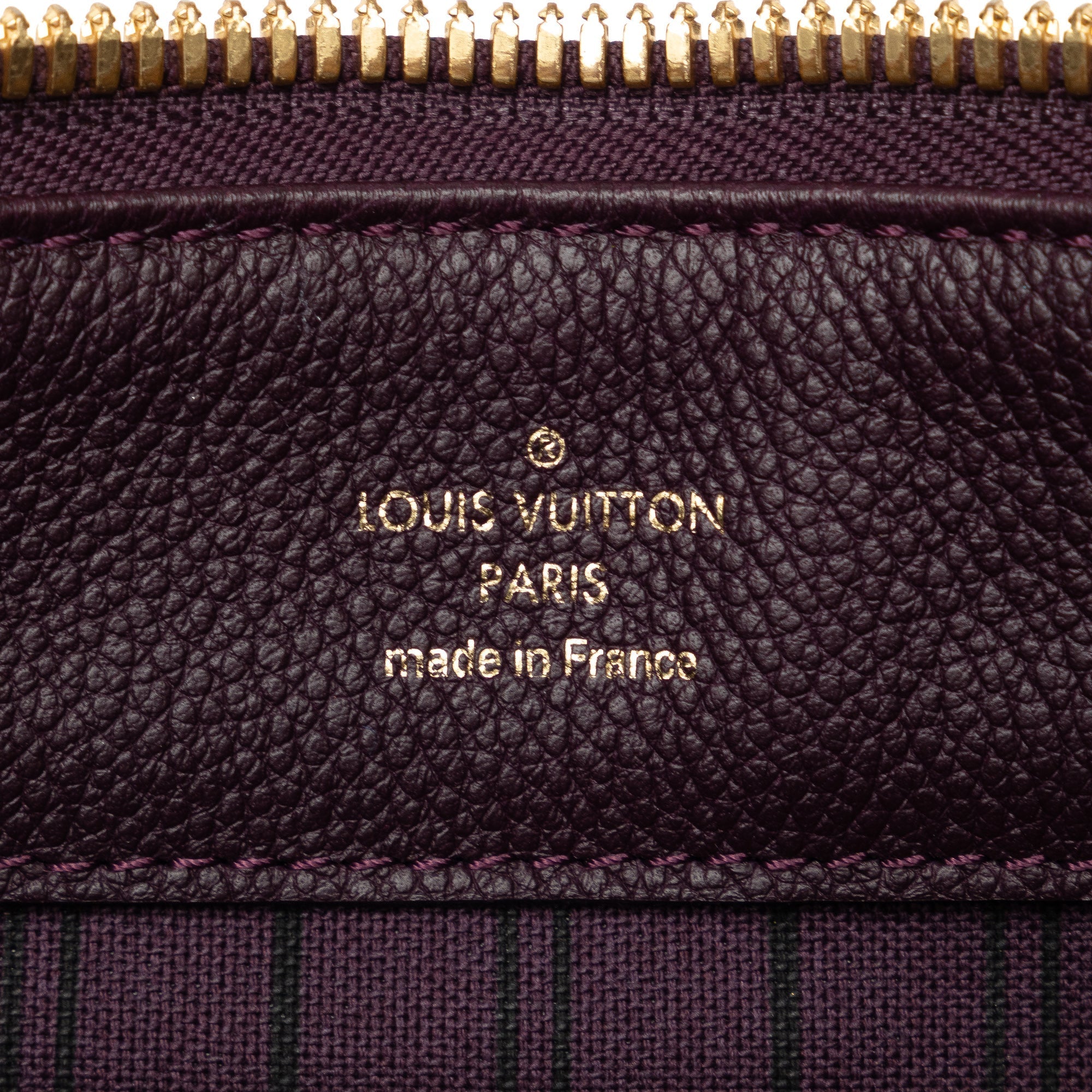 Purple Louis Vuitton Monogram Empreinte Audacieuse PM Satchel