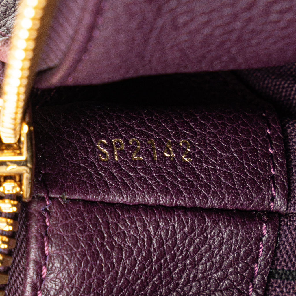 Purple Louis Vuitton Monogram Empreinte Audacieuse PM Satchel