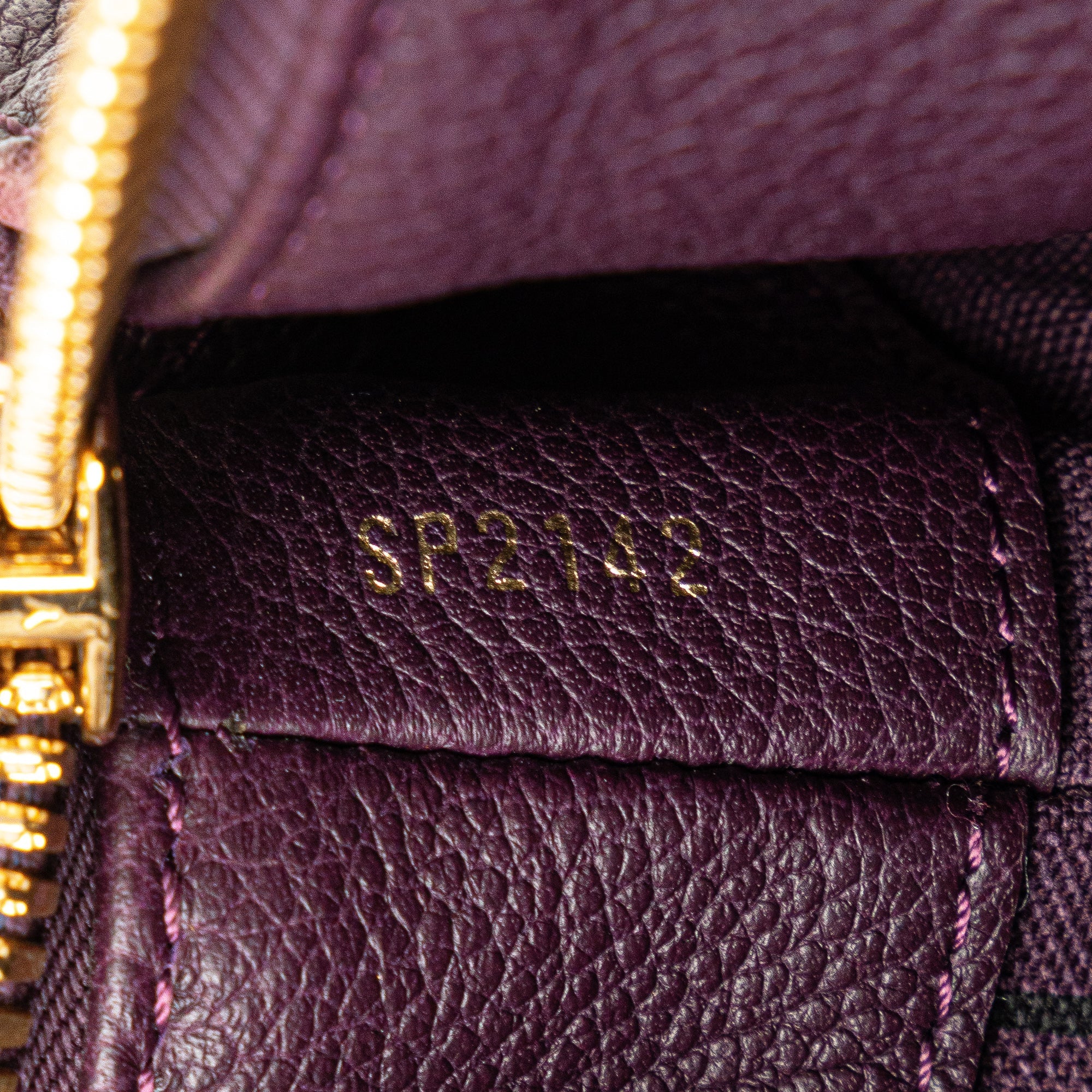 Purple Louis Vuitton Monogram Empreinte Audacieuse PM Satchel