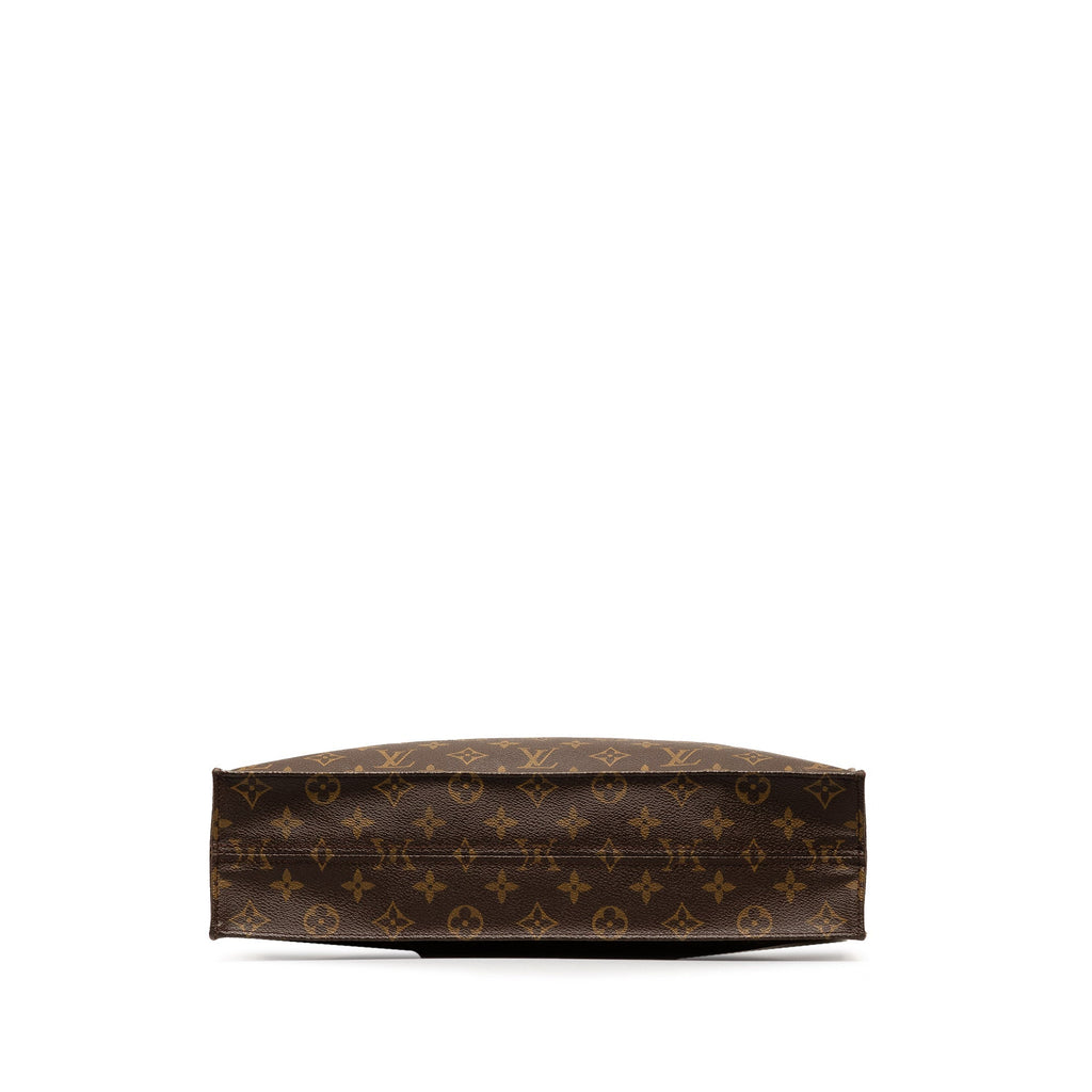 Brown Louis Vuitton Monogram Sac Plat Tote Bag
