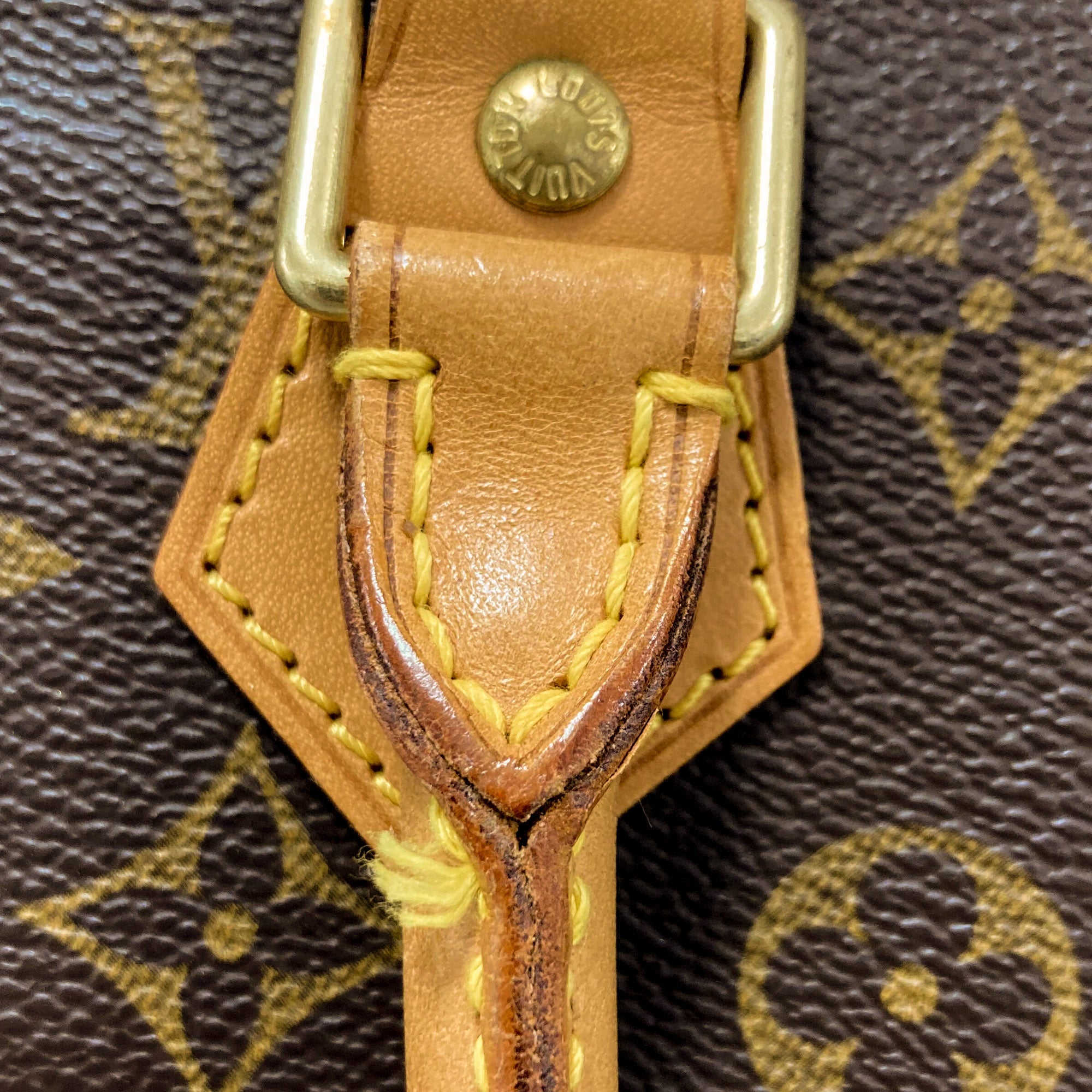 Brown Louis Vuitton Monogram Sac Plat Tote Bag