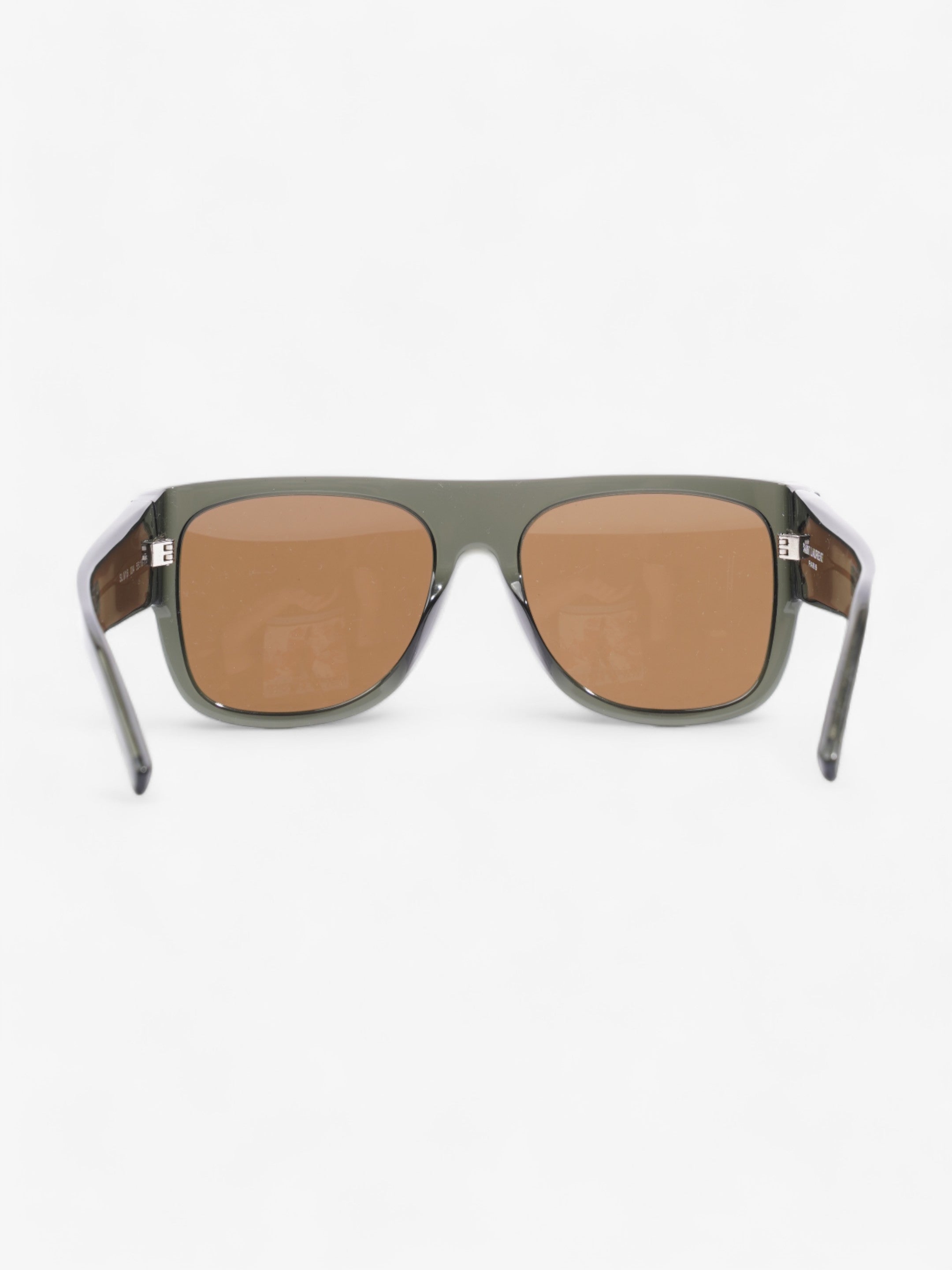 Saint Laurent SL M16 Sunglasses Olive Green Acetate 135mm