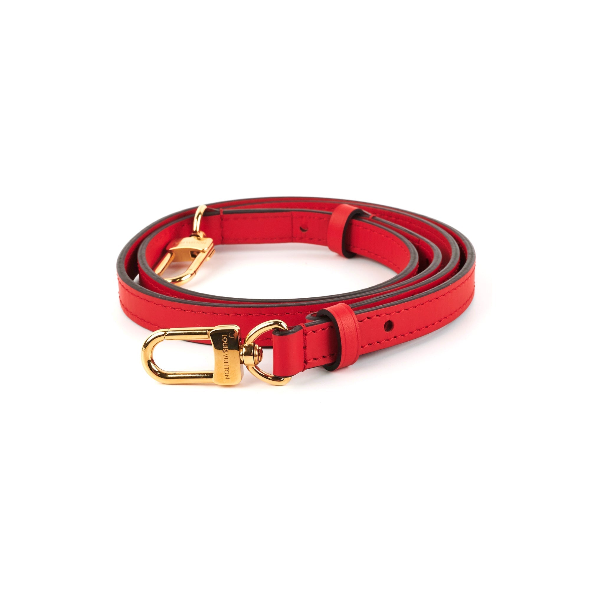 Louis Vuitton Red Long Strap Only