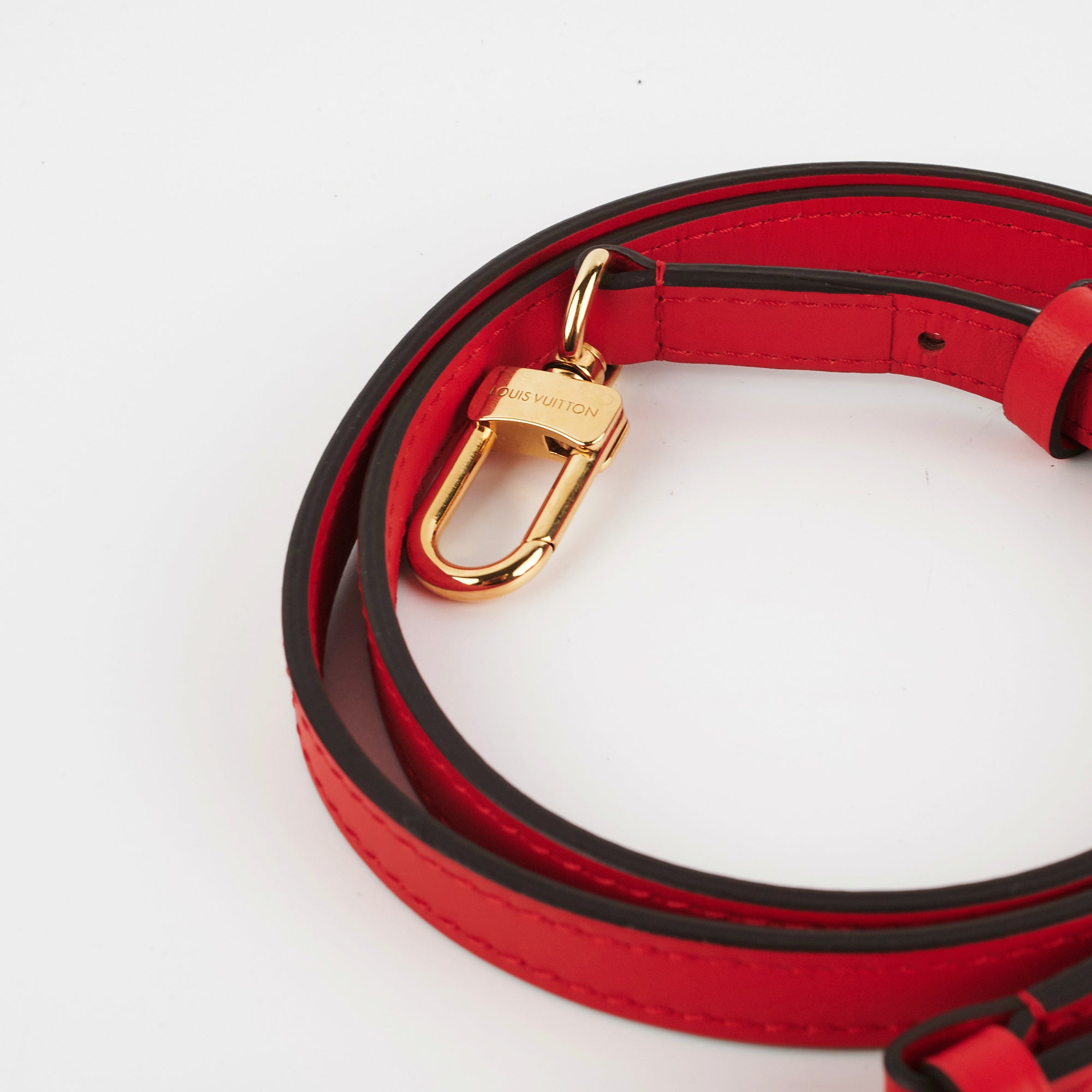 Louis Vuitton Red Long Strap Only