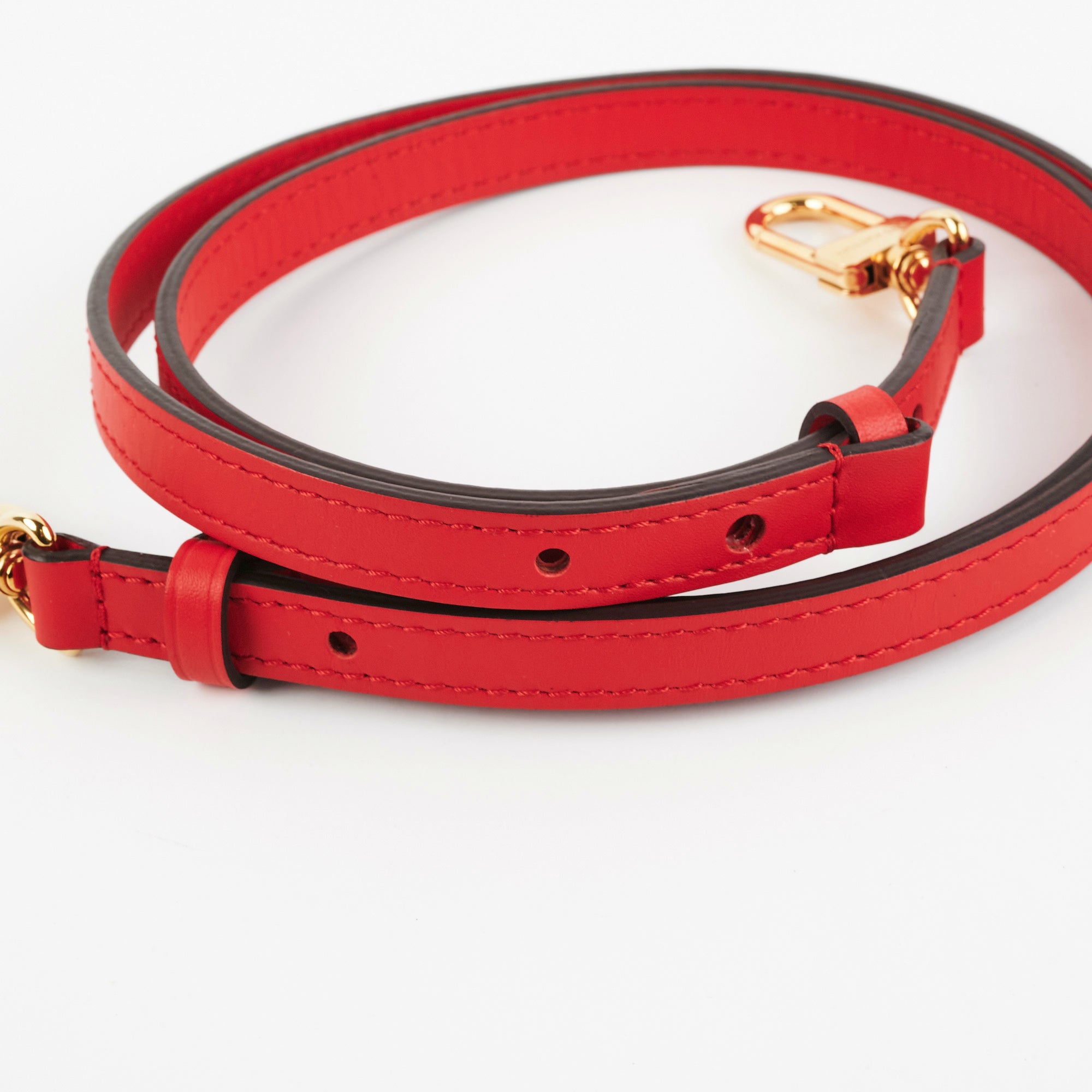 Louis Vuitton Red Long Strap Only