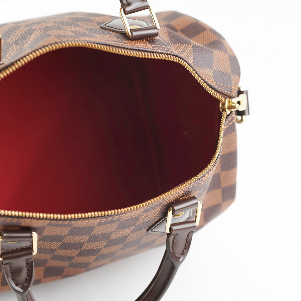 Louis Vuitton Speedy 30 Bandouliere Damier Ebene