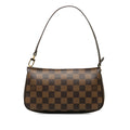 Brown Louis Vuitton Damier Ebene Navona Shoulder Bag