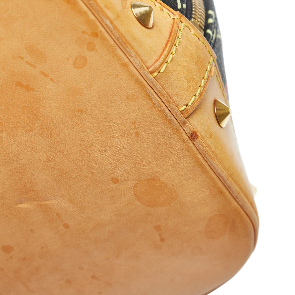 Black Louis Vuitton Monogram Multicolore Alma PM Handbag
