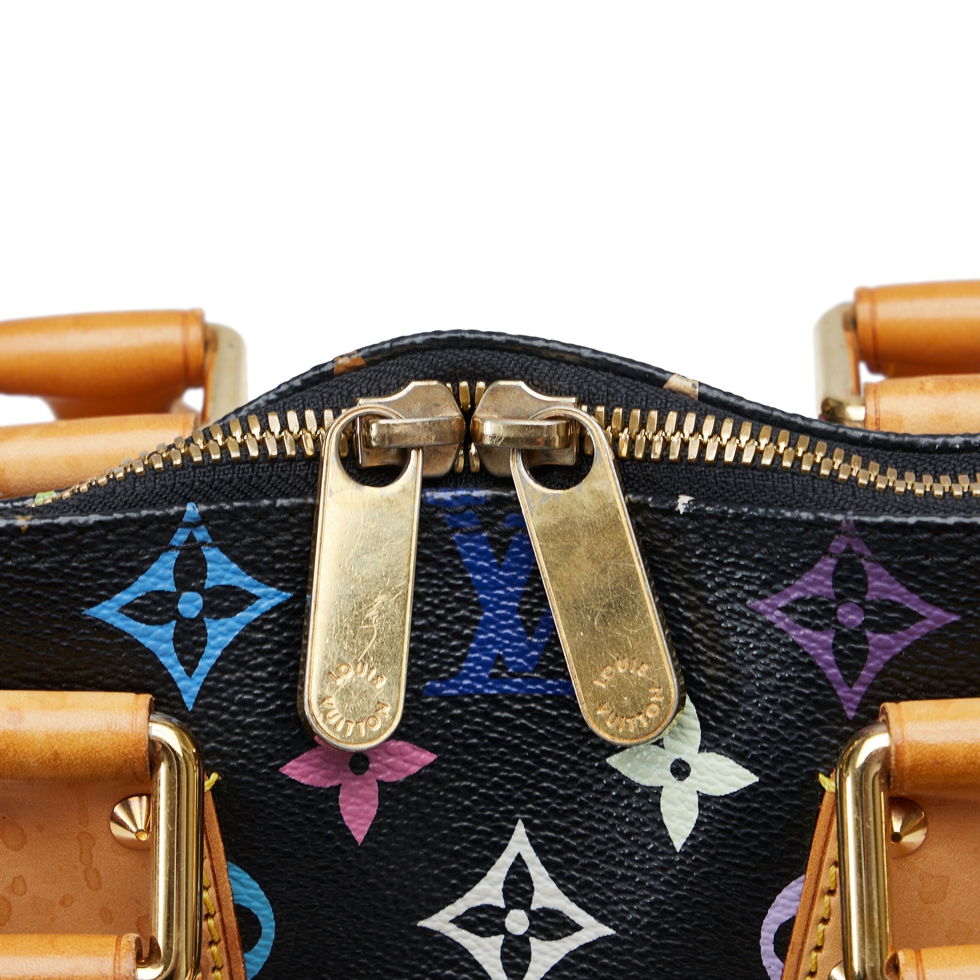 Black Louis Vuitton Monogram Multicolore Alma PM Handbag