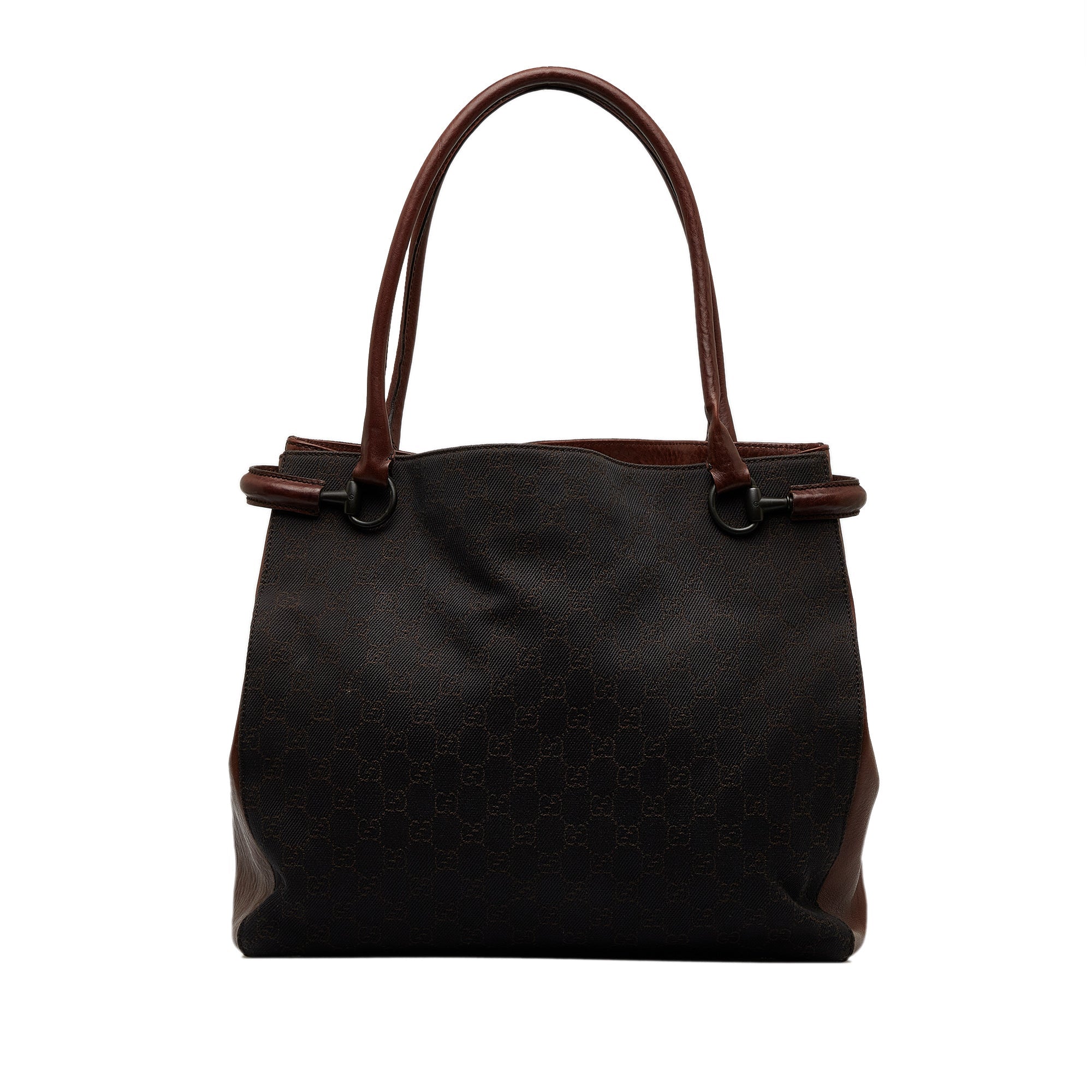 Brown Gucci GG Canvas Tote