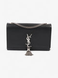 Saint Laurent Kate Tassel Black Calfskin Leather Medium