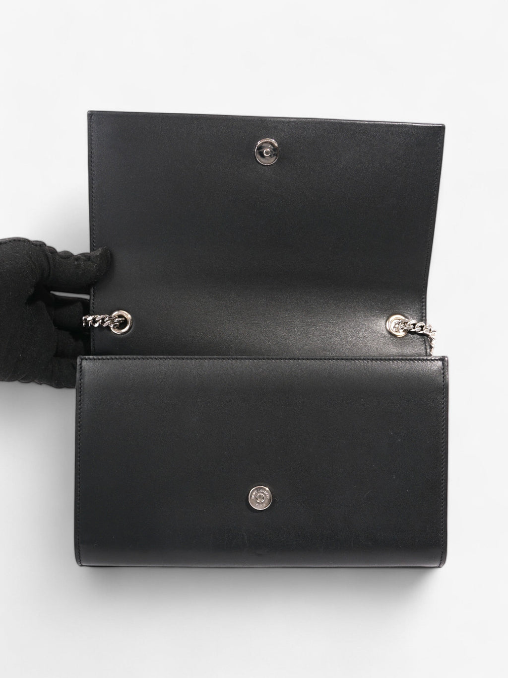 Saint Laurent Kate Tassel Black Calfskin Leather Medium