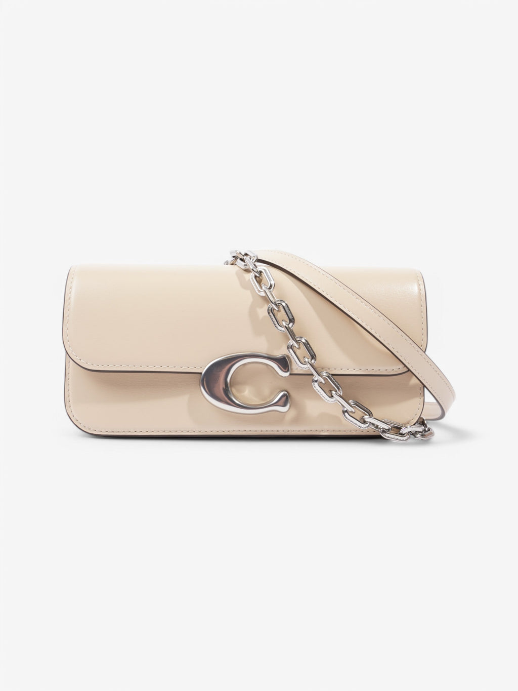 Coach Lux Idol Ivory Grained Leather 23