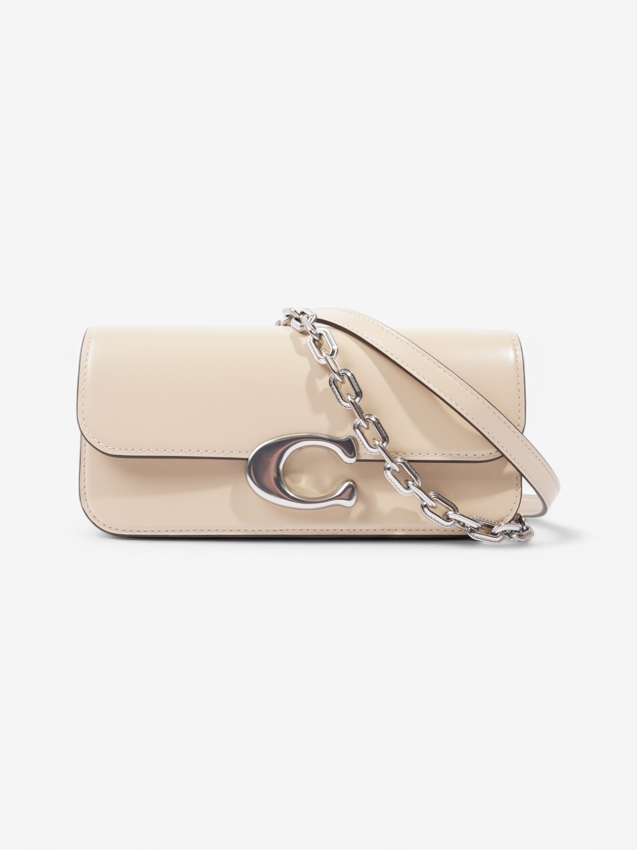 Coach Lux Idol Ivory Grained Leather 23