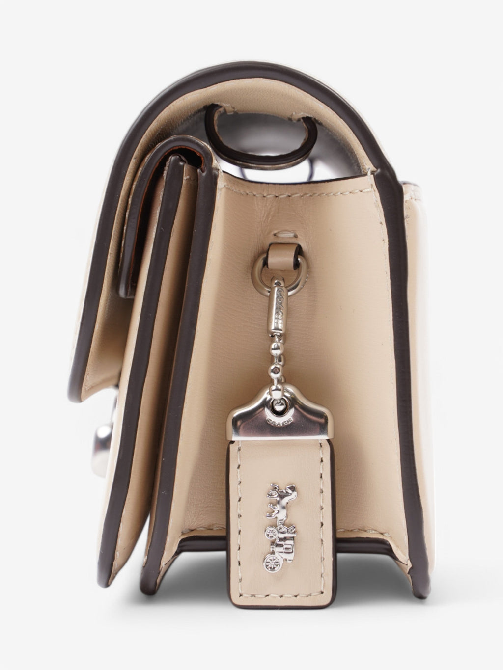 Coach Lux Idol Ivory Grained Leather 23