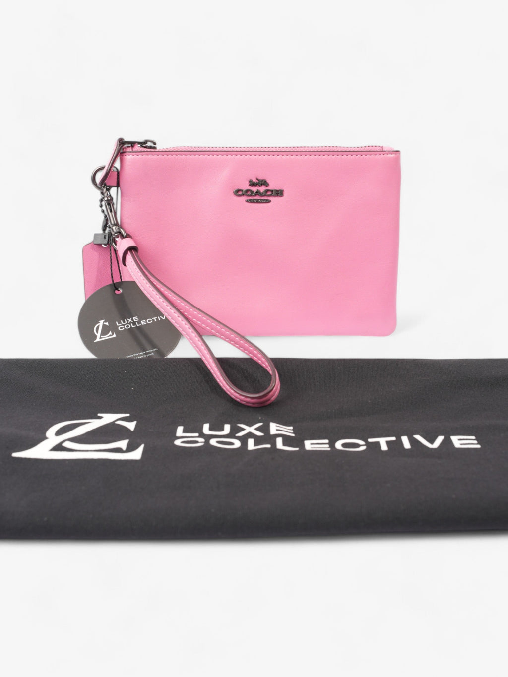 Coach Wristlet Pink Leather