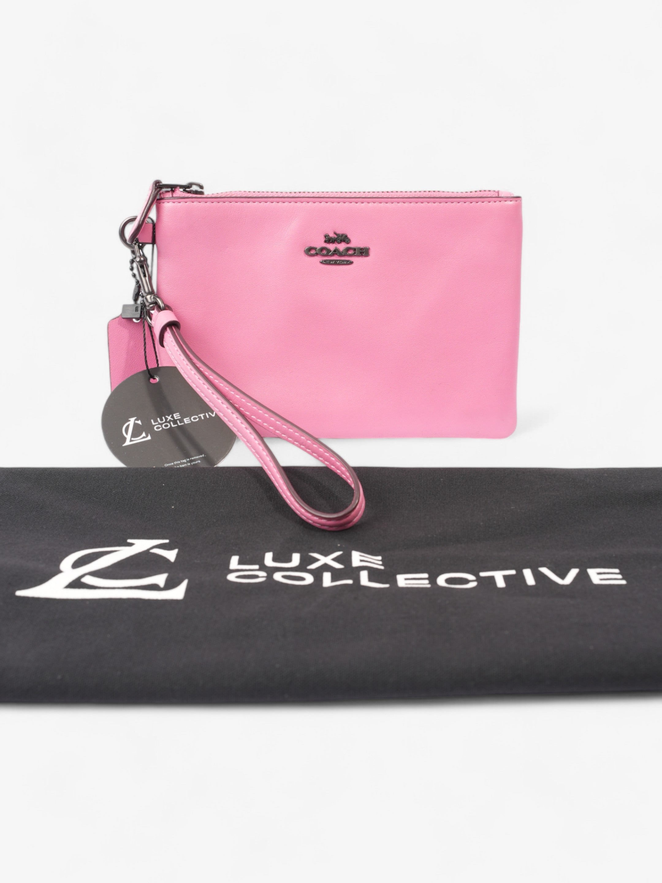 Coach Wristlet Pink Leather