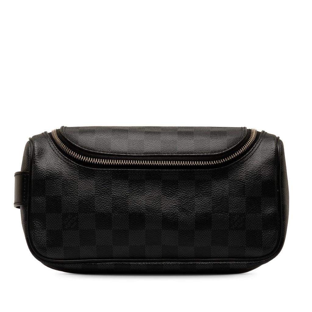 Black Louis Vuitton Damier Graphite Toiletry Pouch