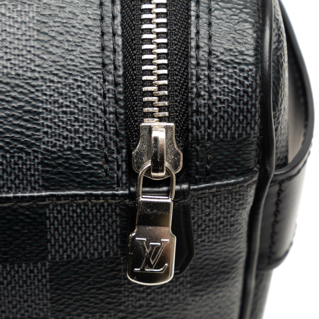 Black Louis Vuitton Damier Graphite Toiletry Pouch