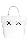 Nancy Gonzalez x Kaws White Crocodile Leaf Tote NWT
