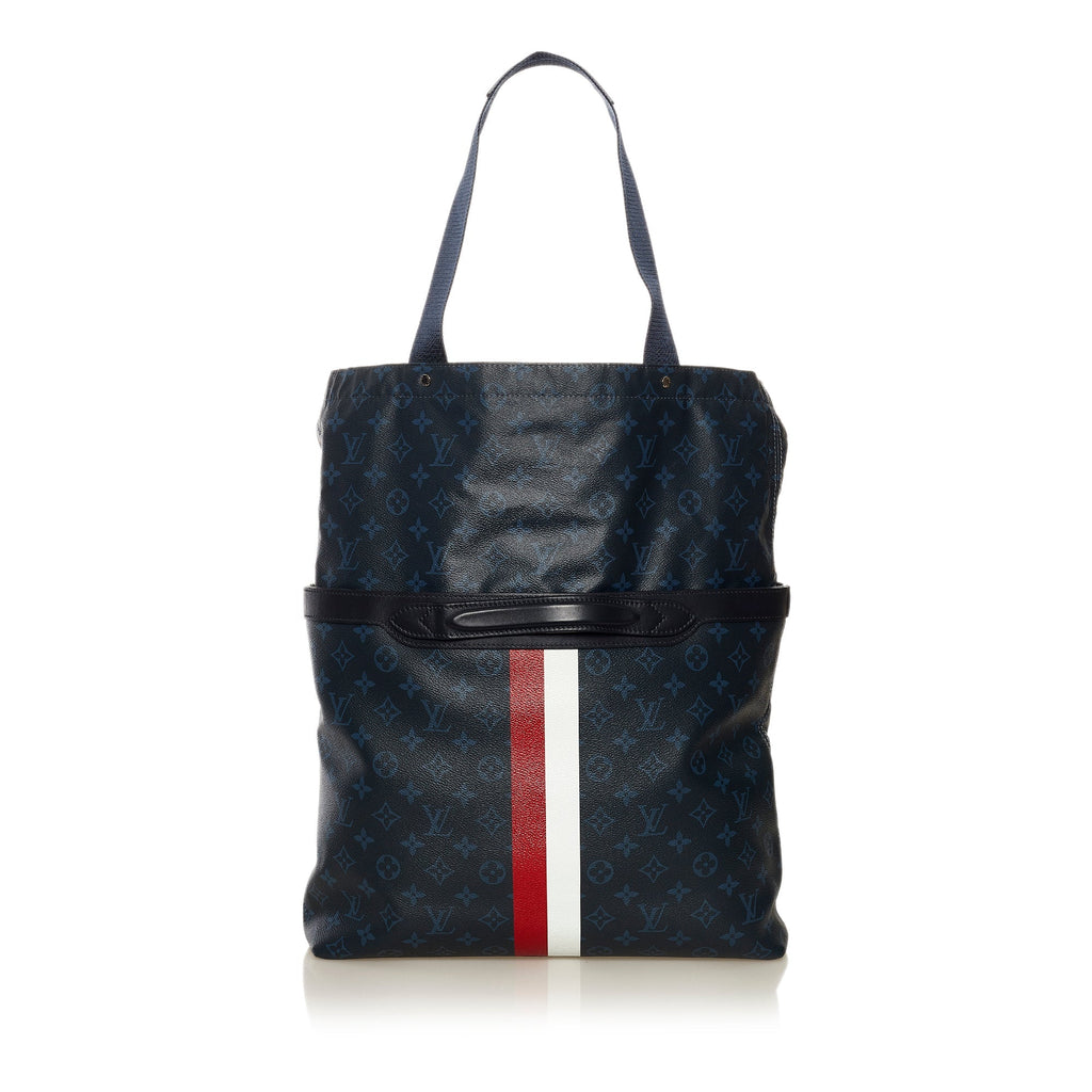 Black Louis Vuitton Monogram Cobalt Stripe Ultralight Bag