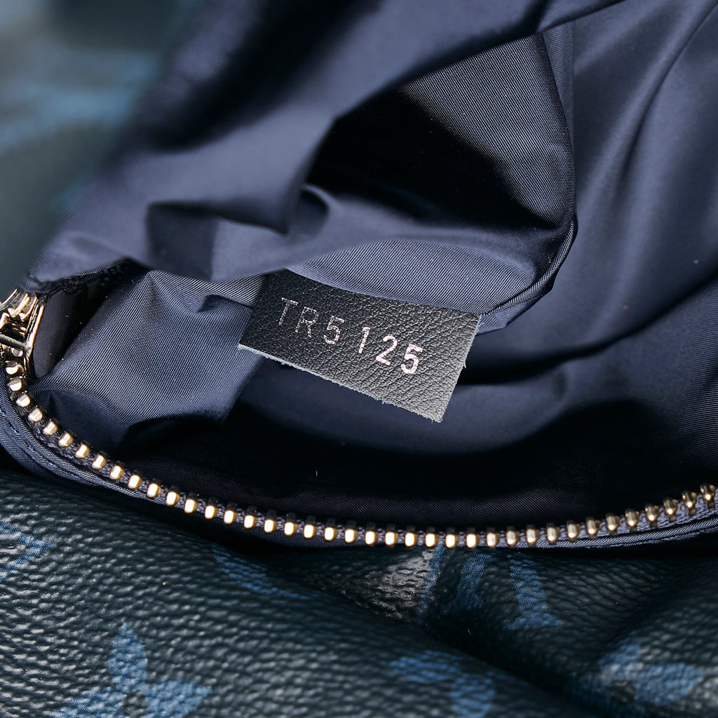Black Louis Vuitton Monogram Cobalt Stripe Ultralight Bag