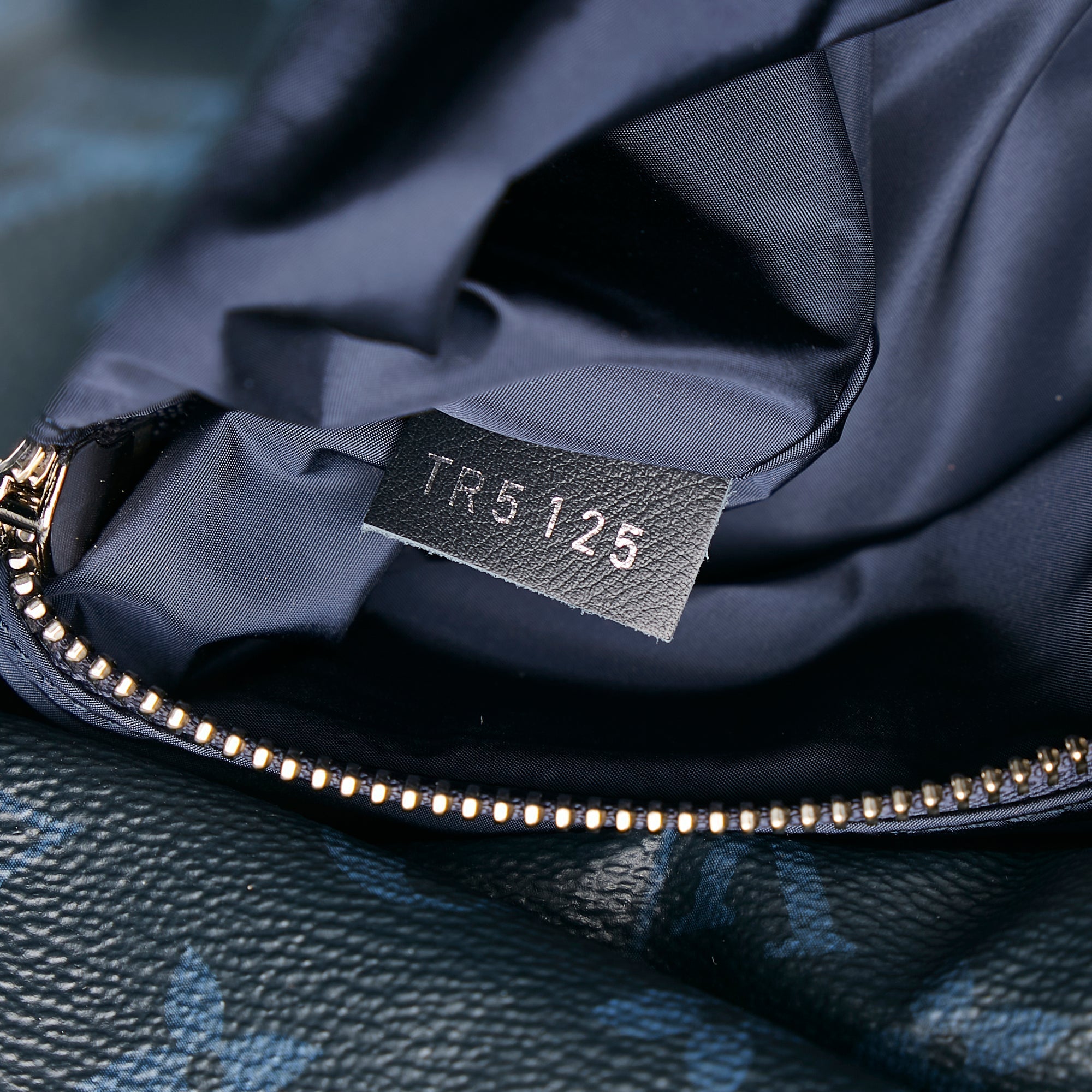 Black Louis Vuitton Monogram Cobalt Stripe Ultralight Bag
