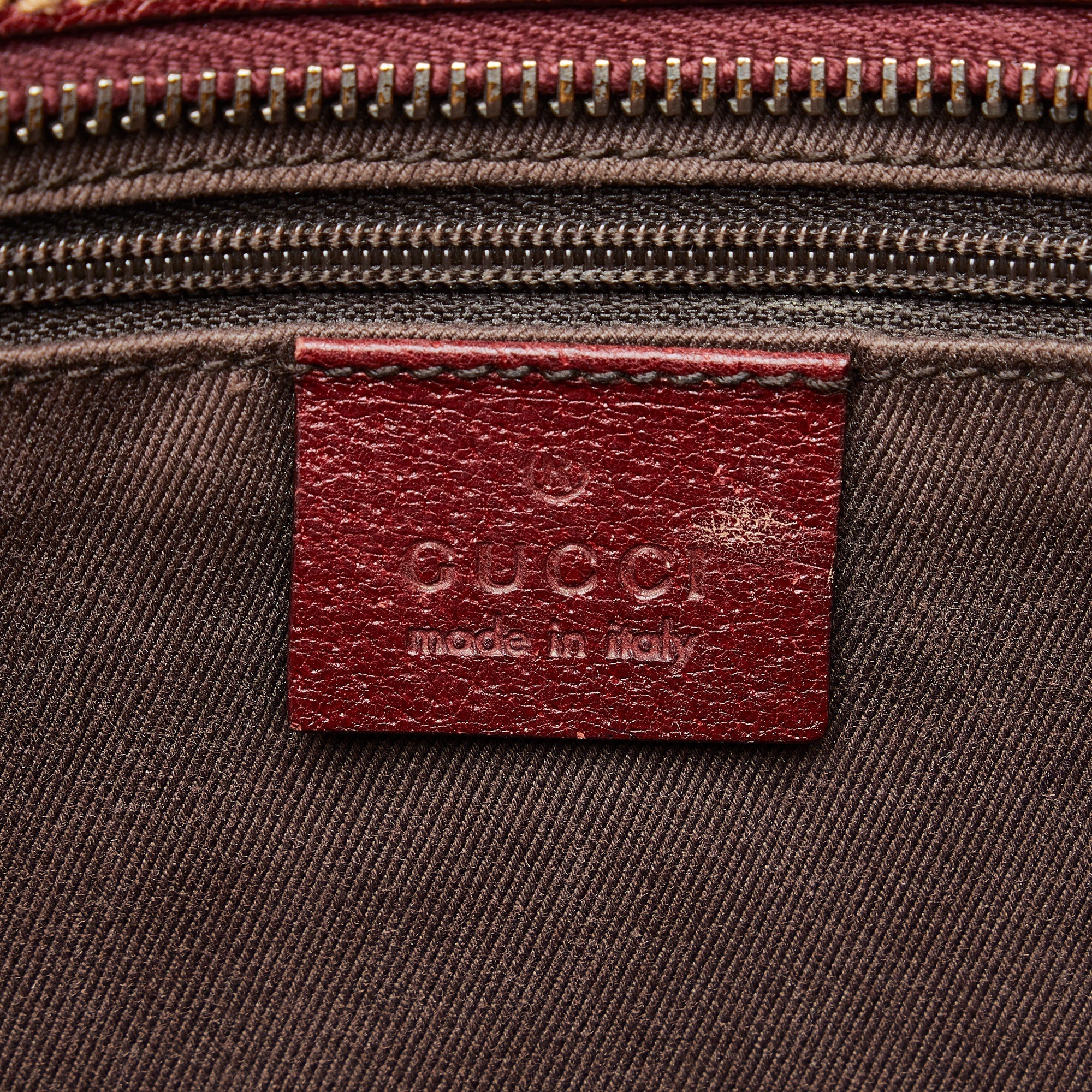 Brown Gucci GG Canvas Tote Bag